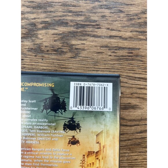 Black Hawk Down 2001 DVD War Drama Josh Hartnett Eric Bana Action Pre-Owned - Picture 4 of 4